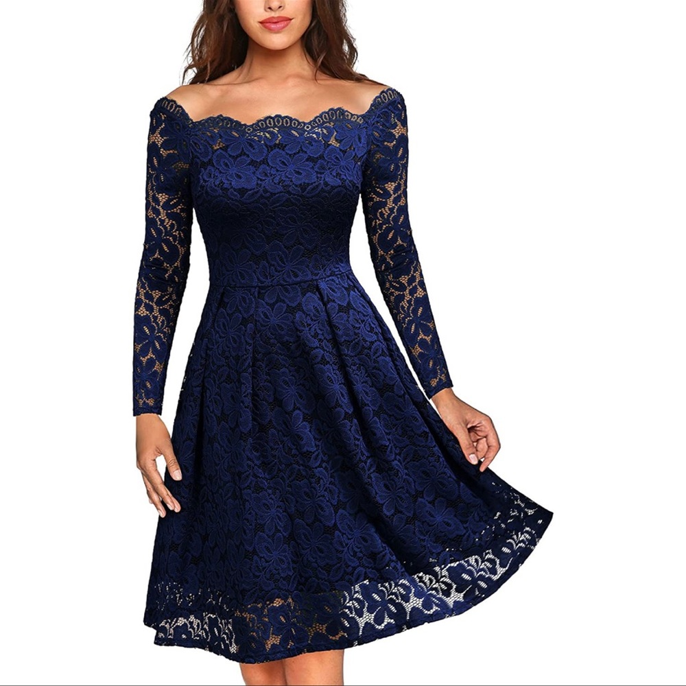 Miusol Lace Swing Dress